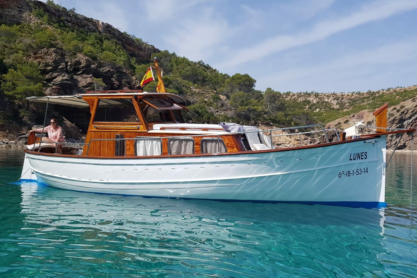 barcos tradicionales en Ibiza